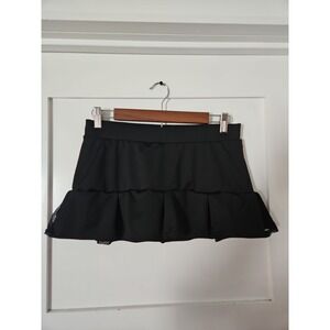 Varsity Spirit Black Cheer Skirt Skort Dance Athletic Skirt Youth Girl'sSize 34
